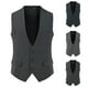 thumbnail image 3 of Mens Dress Suit Vest 3 Button V Neck Formal Business Comfortable Soft Costume, 3 of 8