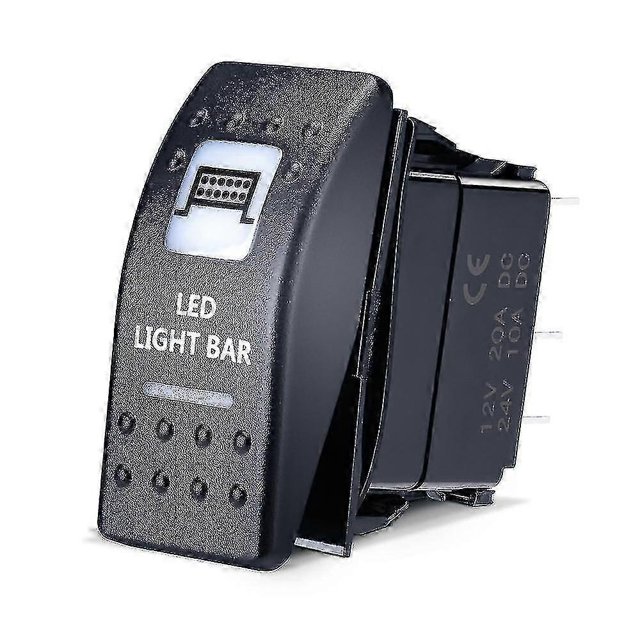 Kemimoto Rocker Switch Illuminated Led Light Bar For Can Am Maverick Commander 16 Utv For Yamaha Compatible With Polaris Ranger