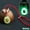 Monkey, variant on Chinese Zodiac Red Rop Pendant Necklace Luminous Beads Choker For Women Men#-Dragon