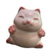 thumbnail image 4 of Estatua de gato decorativa de cerámica para casa de té, dormitorio, estudio A, 4 of 9