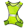 thumbnail image 1 of Chaleco reflectante de seguridad de alta visibilidad, chaleco ligero ultrafino para paseo nocturno, correr, pasear perros, andar en motocicleta YUNYI BRAND Deportes, 1 of 6