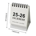 Mother's Day Gifts,20252026 Desk Calendar,Mini Portable Desktop