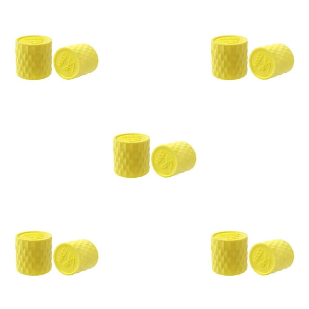 1 par de tapones para manillar Naiovety Amarillo 5Conjunto