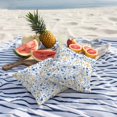 thumbnail image 5 of Outdoor Pillow Cover Blue Wildflower Set of 2 Waterproof Throw Pillowcases Plant Floral Decorative Patio Furniture Pillows for Couch Garden Indoor & Outdoor Use, 5 of 9
