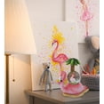 thumbnail image 5 of CoTa Global Animal Glitter Snow Globe Glass Collectibles, Cool Land & Ocean Decor Wildlife Figurines Snow Globes Centerpiece, Nautical Water Globes For Home Decor & Shelf Decorations 45mm - Flamingo, 5 of 8