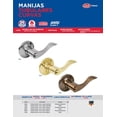 thumbnail image 2 of Manija Tubular Curv Función Baño Acabado Latón Brillant Lock Lock 19MA, 2 of 3