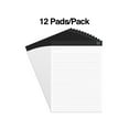 thumbnail image 2 of Staples TRU RED Notepads 8.5" x 11.75" Wide Ruled White 50 Sheets/Pad 12 Pads/Pack (TR57382), 2 of 8