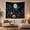 Daisy Moon Garden, variant on Constellation Map Over Celestial Night Landscape in a Mystical Forest, Ethereal Fantasy for Space Lovers, Astronomical Wall Art, Birthday Gift, Tapestry Wall Hanging for Bedroom and Living Room