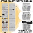 thumbnail image 2 of Organizador de zapatos Simple Houseware 24 bolsillos, paquete de 2 unidades, gris, 2 of 6