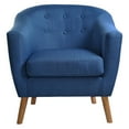 thumbnail image 6 of Jason Jason Blue Fabric Tub Chair, 6 of 6