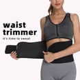 thumbnail image 2 of Waist Trainer for Women & Men Sweat Band Waist Trimmer Tummy Wraps for Weight Loss Neoprene Ab Girdle, 2 of 7