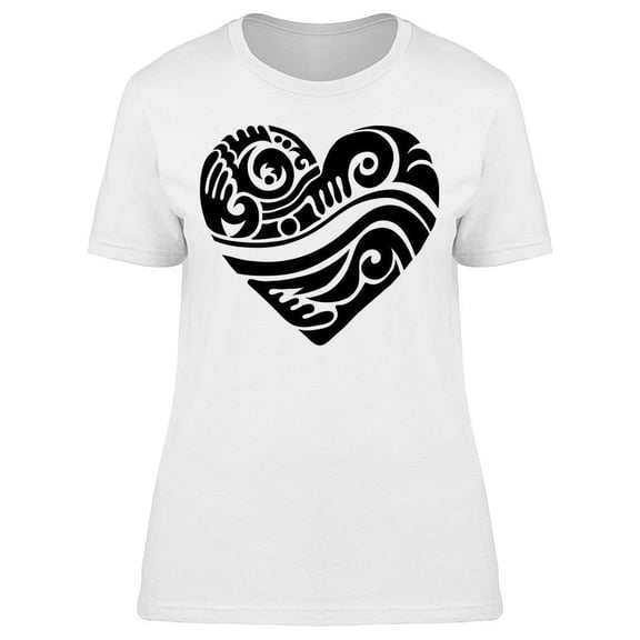 Tribal Hearts Icon T-Shirt Women -Image by Shutterstock, Female XX-Large
