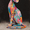 Colorful Cat, variant on UXIEQU Cool Cat Bubble Gum Headphones Canvas Wall Art 15.75x11.81 Inches