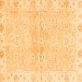 thumbnail image 1 of Ahgly Company Indoor Square Abstract Orange Modern Area Rugs, 4' Square, 1 of 4
