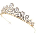 thumbnail image 2 of Wedding Tiara Crown Women Rhinestone Crown Sparkling Crown Headpiece Bride Crown, 2 of 8