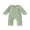 Green, variant on Cenuakty Baby Fall Romper White Trim Long Sleeve Doll Collar Full Length Jumpsuit for Infant Boys and Girls