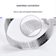 thumbnail image 4 of Molde de acero inoxidable para tartas, tartaletas, mousse, galletas, masa, cortador circular, herramienta perforada para hornear de 6 cm, 4 of 7