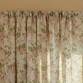 thumbnail image 4 of Vireellx Leaves Curtains for Living Room 84 Inch Length 2 Panels Set Semi Sheer Boho Drapes Green Farmhouse Tassel Rod Pocket Window Curtain Panels Bedroom Rustic Country Botanical Window Treatment, 4 of 7