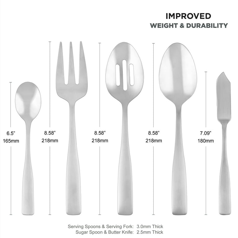 Cambridge Revive Satin 77-Piece Expanded Flatware Set (Service for