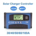 thumbnail image 6 of 30/40/50/60/100A MPPT Solar Charge Controller LCD Display 12V/24V Dual USB Auto Solar Cell Panel Charger Regulator ,Improvement of Charging Speed, 6 of 6