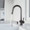 thumbnail image 3 of VIGO Gramercy Pull-Down Single Hole Kitchen Faucet With Soap Dispenser, 3 of 9