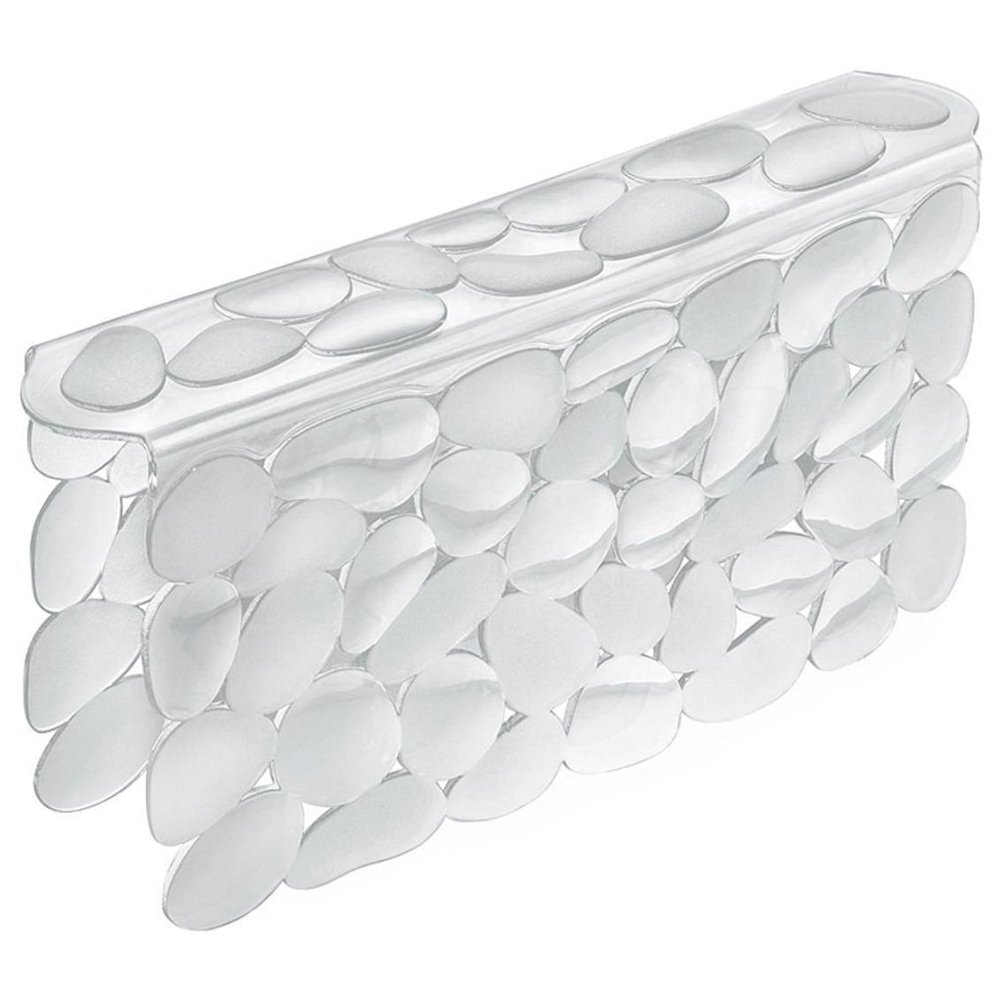 iDesign Pebblz Vinyl Sink Saddle, Glassware Protector for Kitchen