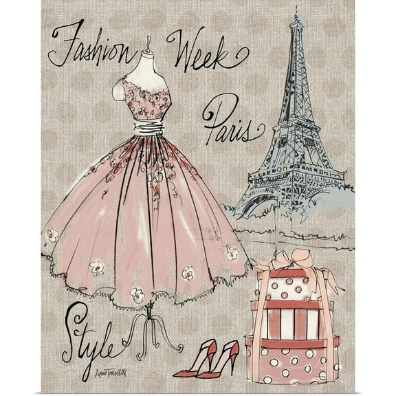 Great BIG Canvas | Rolled Anne Tavoletti Poster Print entitled Fashion Week III