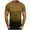 Khaki, variant on XMMSWDLA Men's Gym Workout Bodybuilding Fitness Active Athletic T-Shirts Workout Casual Tee Khaki Mens Shirts Casual Stylish