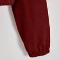 thumbnail image 5 of Women'S Fashion Cropped Shacket Drawstring Hooded Zip Up Corduroy Jackets Casual Plaid Long Sleeve Short Jackets Coat, 5 of 7