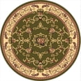 thumbnail image 1 of Rugs America 21834 5 ft. 3 in. New Vision Souvanerie Olive Round Area Rug, 1 of 1