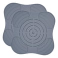 thumbnail image 2 of Juego de 2 tapetes de silicona para secar platos, resistentes al calor, para ollas y sartenes. Gris, 2 of 9