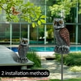 thumbnail image 5 of Ihvewuo Plastic Fake Owl Decoy Scarecrow to Scare Birds Lifelike Simulation Owl Bird Deterrent with 360°Swivel Head Realistic Owl Statue for Garden Indoor Outdoor, 5 of 12