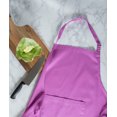thumbnail image 5 of DII Modern Style 100 Percent Cotton Chino Chef Apron in Orchid Purple, 5 of 7
