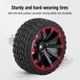 thumbnail image 2 of Fosa RC Racing Car Tires, RC Car Tires,4pcs/set Tires Rubber Tyre Racing Off-Road Vehicle Wheel Rim for RC 1:10 Car Part, 2 of 8