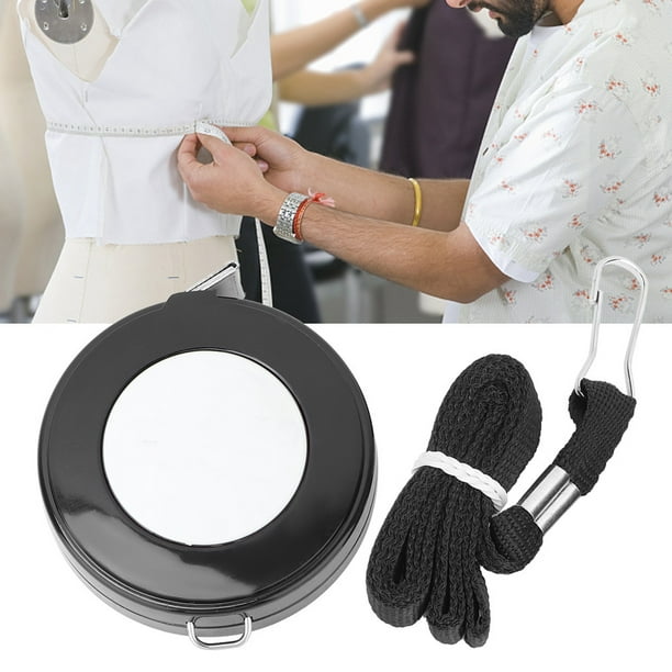 Cinta métrica corporal, cinta métrica de 150 cm, regla de medición de tela suave para el cuerpo, cinta métrica retráctil, durabilidad probada en el tiempo