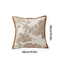 thumbnail image 3 of Djunllk Pillow Covers with Elegant Design Soft and Luxurious Decorative Textured Pillow Protector for Modern Home Decor Sofa Bedroom Holiday Gift Pillow Cases, 3 of 6