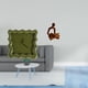 thumbnail image 2 of Reloj de pared cuadrado silencioso, adorno colgante preciso para baño, , cocina, estudio, figura humana, pensador abstracto, estatua artí, 2 of 8