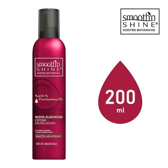 Espuma modeladora Smooth´n Shine Rizos Elásticos 200g