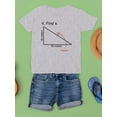 thumbnail image 3 of Task: Find The X T-Shirt Juniors -Smartprints Designs,  Medium, 3 of 4