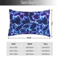 thumbnail image 2 of Kdxio Cotton Pillow Cases 20"x30" Pillowcases,Soft and Breathable Bedroom Pillow Cases-Blue Lightning1-No Pillow Core, 2 of 5