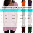 thumbnail image 3 of Long Tops for Women wear with Leggings Square Neck Short Sleeve Loose Fit Tunic Tee Shirt with Pockets (L, Gray), 3 of 3