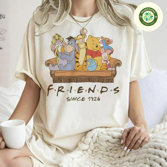 Retro Disney Winnie The Pooh and Friends Shirt, Pooh & Co Est 1926, Cute Pooh Bear Piglet Tigger Eeyore Family Vacation 2025 T-shirt