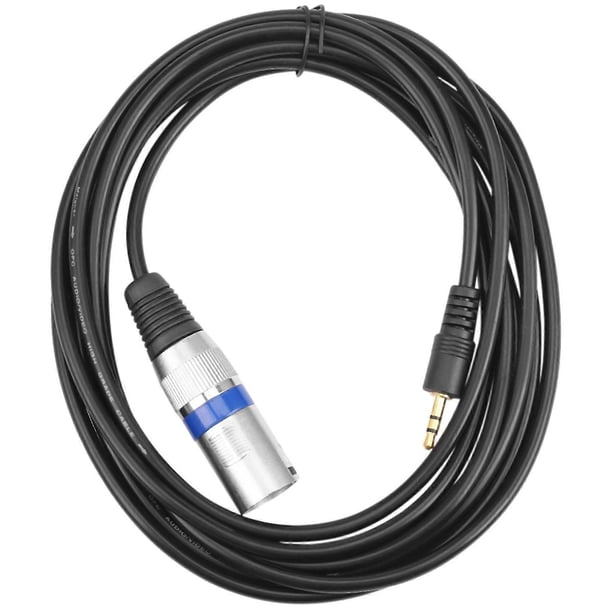 3.5mm Stereo Jack Plug To 3 Pin XLR Male Cable Microphone Audio Record