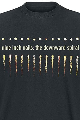 Nine Inch Nails T Shirt The Downward Spiral Band Logo Official