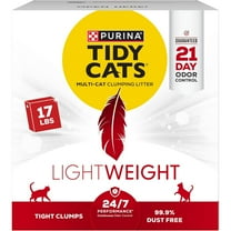 Purina Tidy Cats 24/7 Performance LightWeight Cat Litter, Clean Linen Scent, 17 lb Box