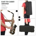 Abody Saxophone Black Paint EFlat Sax for Beginner Brass Eb Alto