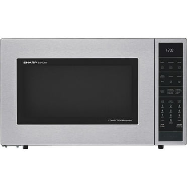 Sharp 1.5 CF Carousel Countertop Microwave Oven, Convection