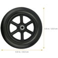 thumbnail image 4 of 2 Pcs Roue Universelle Remplaçable Accessoire Pratique pour Fauteuil Roulant Roue avant, 4 of 5