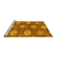 thumbnail image 2 of Ahgly Company Machine Washable Indoor Rectangle Abstract Yellow Modern Area Rugs, 7' x 9', 2 of 4