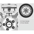 thumbnail image 3 of RV Cubierta de cubo de automóvil de 4 piezas, para accesorios de automóvil de cubierta central de rueda Mercedes-Benz de 75 mm, 75 mm plateado Sailing Electrónica, 3 of 5